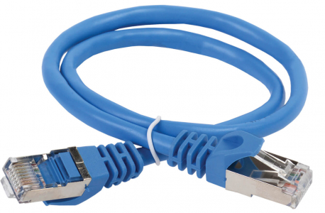 Патч-корд ITK категория 5е FTP 1.5м PVC синий