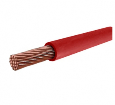 Провод силовой ПУГВ 1х1 красный (100м) многопроволочный