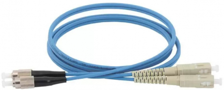 Патч-корд оптический 50/125 (OM4) SC/UPC-FC/UPC (Duplex) 15м