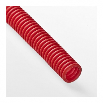 Труба гофрированная 16мм ПНД красная для металлопластиковых труб