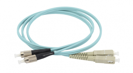 Патч-корд оптический 50/125 (OM3) SC/UPC-FC/UPC (Duplex) 3м