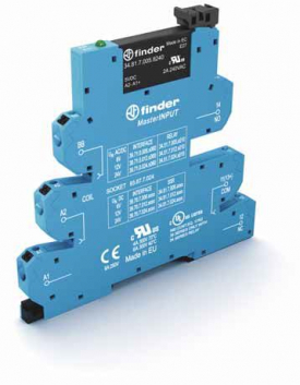 Модуль интерфейсный твердотельное реле MasterINPUT выход 2A (24В DC) 230-240В AC IP20 безвинтовые клеммы Push-in
