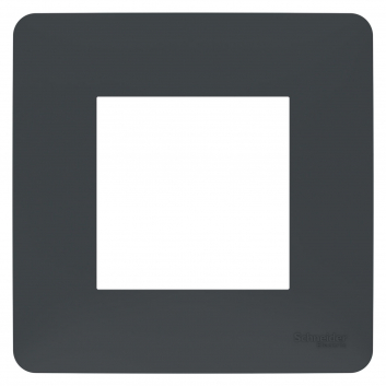 Рамка UNICA STUDIO однопостовая антрацит