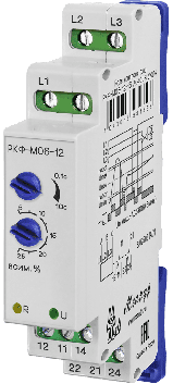 Реле контроля фаз РКФ-М06-12-15 380B УХЛ2