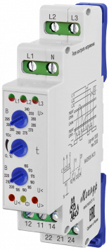 Реле контроля трехфазного напряжения РКН-3-26-15 АС230В/AC400В УХЛ2