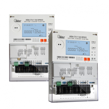 Счётчик электроэнергии 3Ф НЕВА СТ411 545 BPIO22 Ур регион