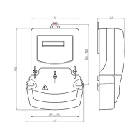 Счетчик электроэнергии CE101 S6 145 M6  однофазный однотарифный, 5(60), кл.точ. 1.0, Щ, ЭМОУ
