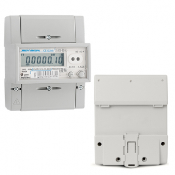 Счетчик электроэнергии CE102M  R5 145-A однофазный многотарифный, 5(60), кл.точ. 1.0, D, ЖКИ, RS485 101002003010748-TP110