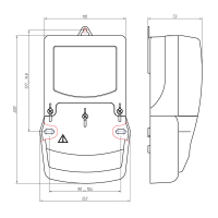 Счетчик электроэнергии CE208 S7.145.2.OG.QV GS01 IEC однофазный многотарифный 5(60) класс точности 1.0 Щ ЖКИ оптопорт GSM
