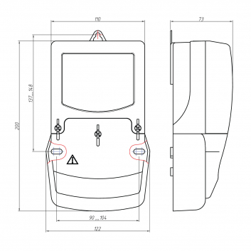 Счетчик электроэнергии CE208 S7.145.2.OG.QV GS01 IEC однофазный многотарифный 5(60) класс точности 1.0 Щ ЖКИ оптопорт GSM