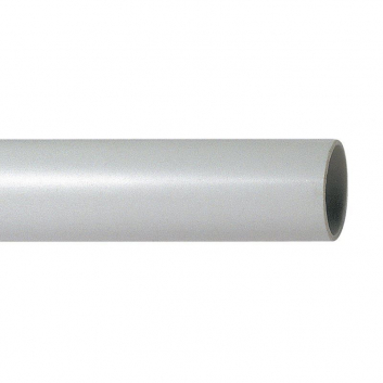 Труба ПВХ жесткая атмосферостойкая д.40мм легкая 5 м серый