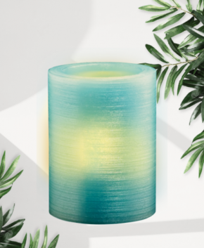 Свеча светодиодная jazzway CL1-E34Bl (голуб.)